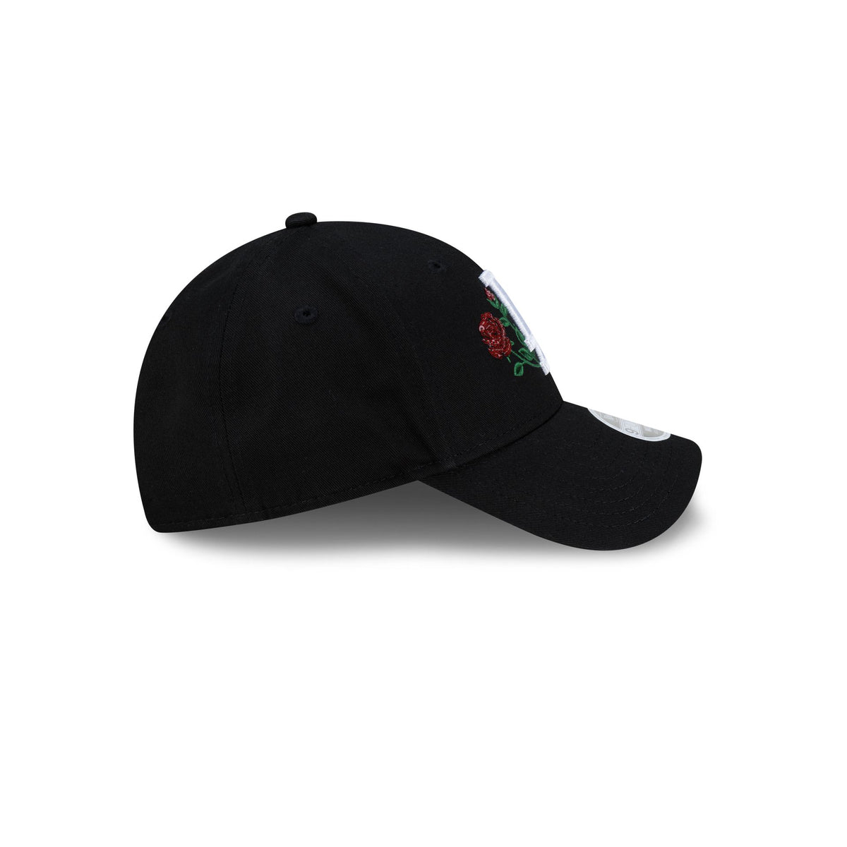 Los Angeles Dodgers Black Rose Sequin Women's 9FORTY Snapback Hat