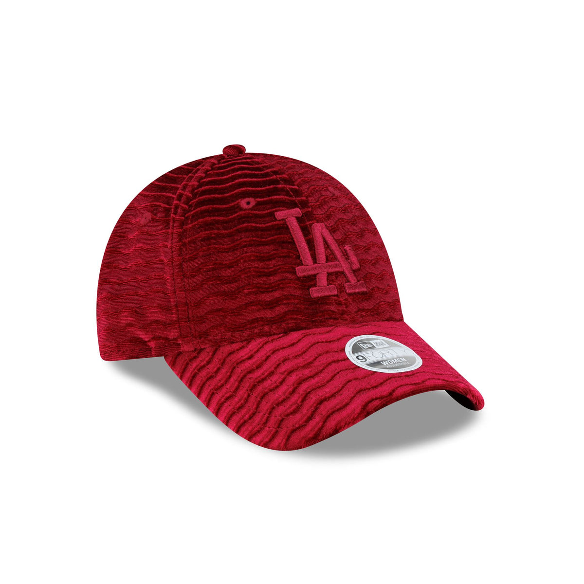 Los Angeles Dodgers Maroon Velour Women's 9FORTY Adjustable Hat
