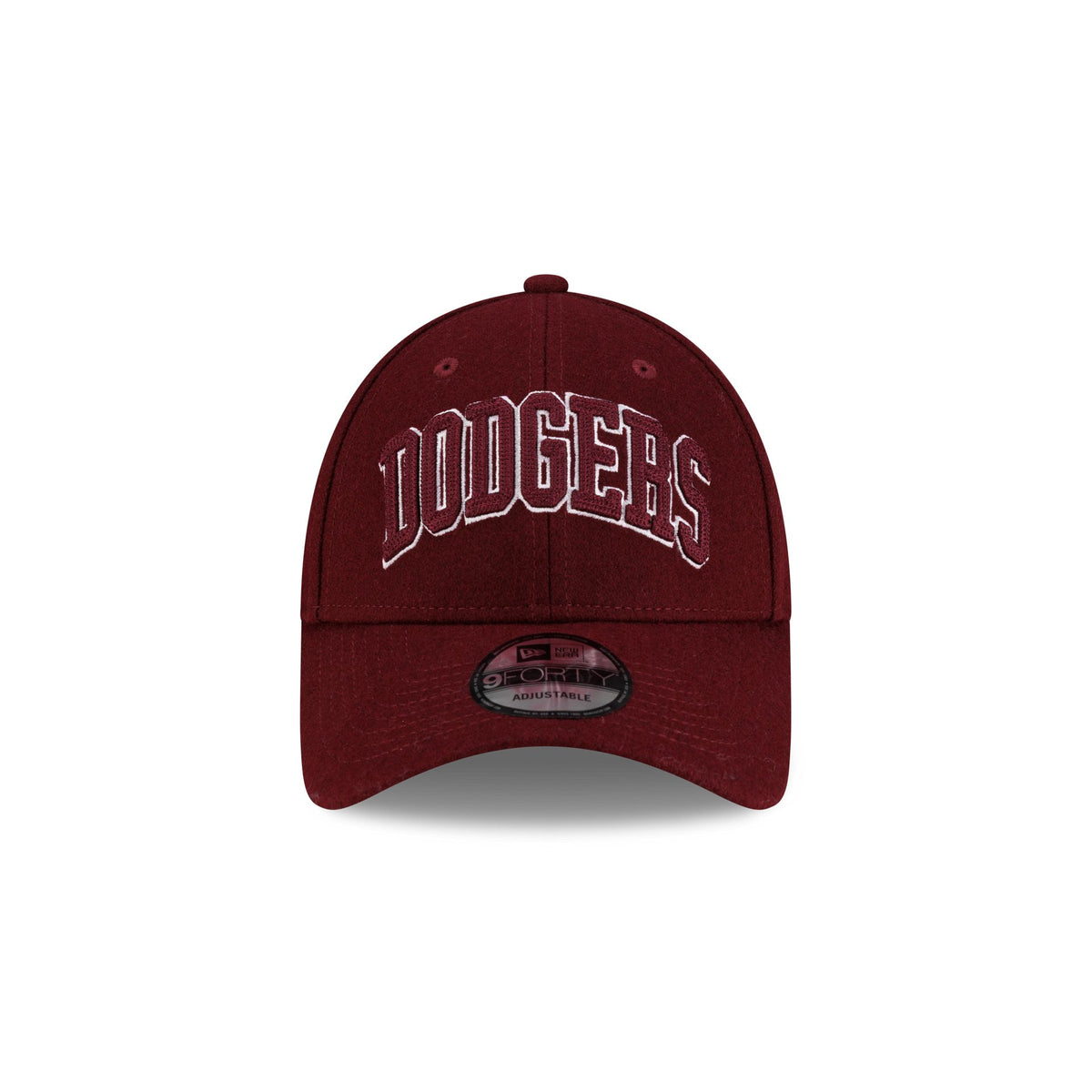 Los Angeles Dodgers Maroon Wordmark 9FORTY Adjustable Hat