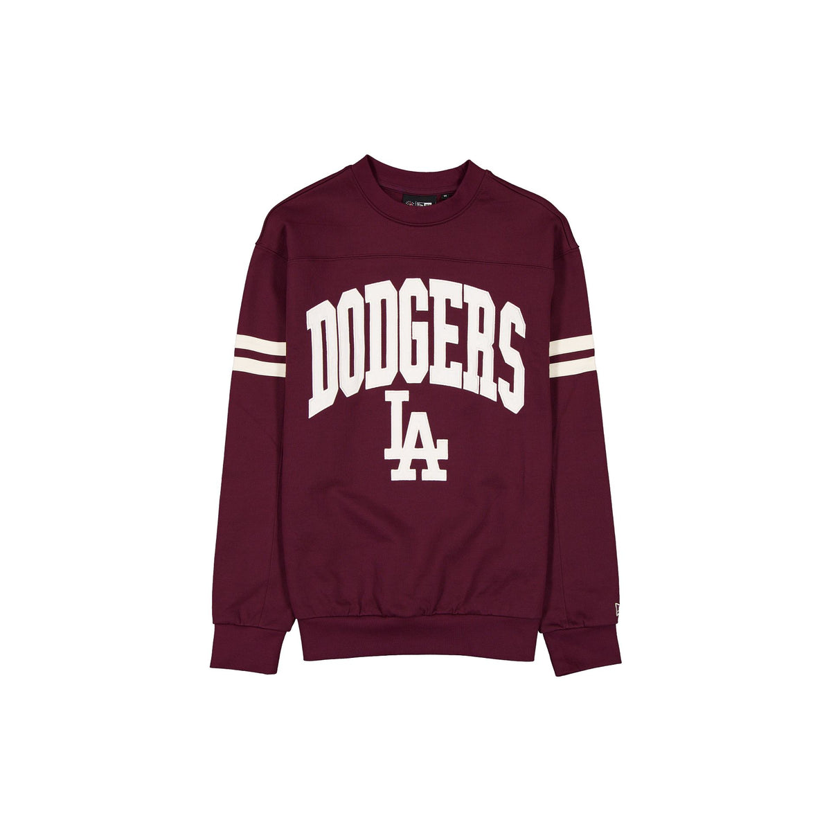 Los Angeles Dodgers Bold Wordmark Maroon Oversized Crewneck