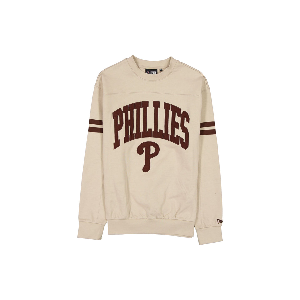 Philadelphia Phillies Bold Wordmark Stone Oversized Crewneck