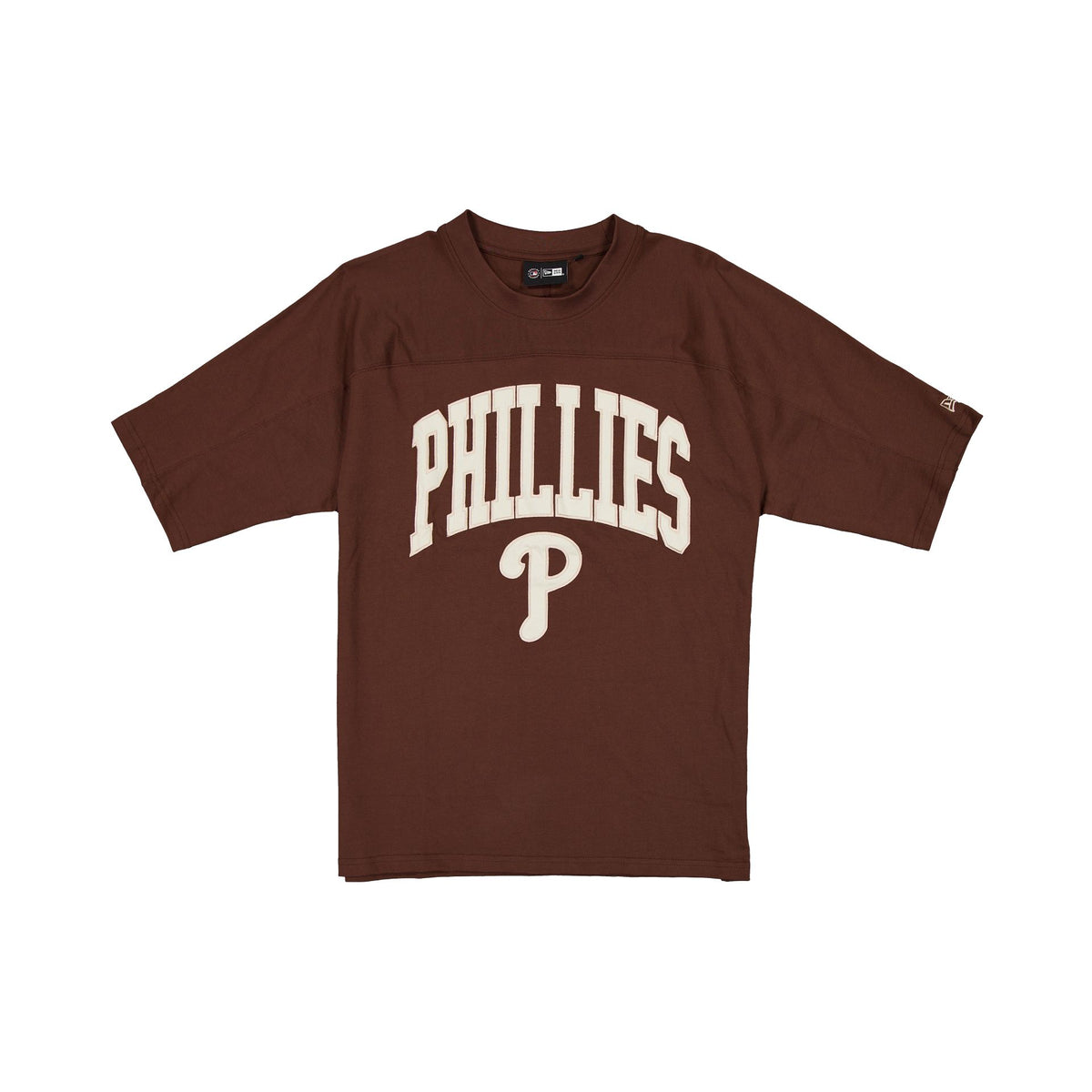 Philadelphia Phillies Bold Wordmark Chestnut Oversized T-Shirt