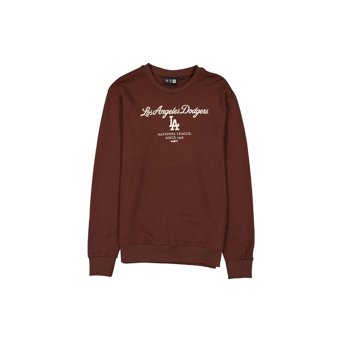 Los Angeles Dodgers Script Chestnut Crewneck