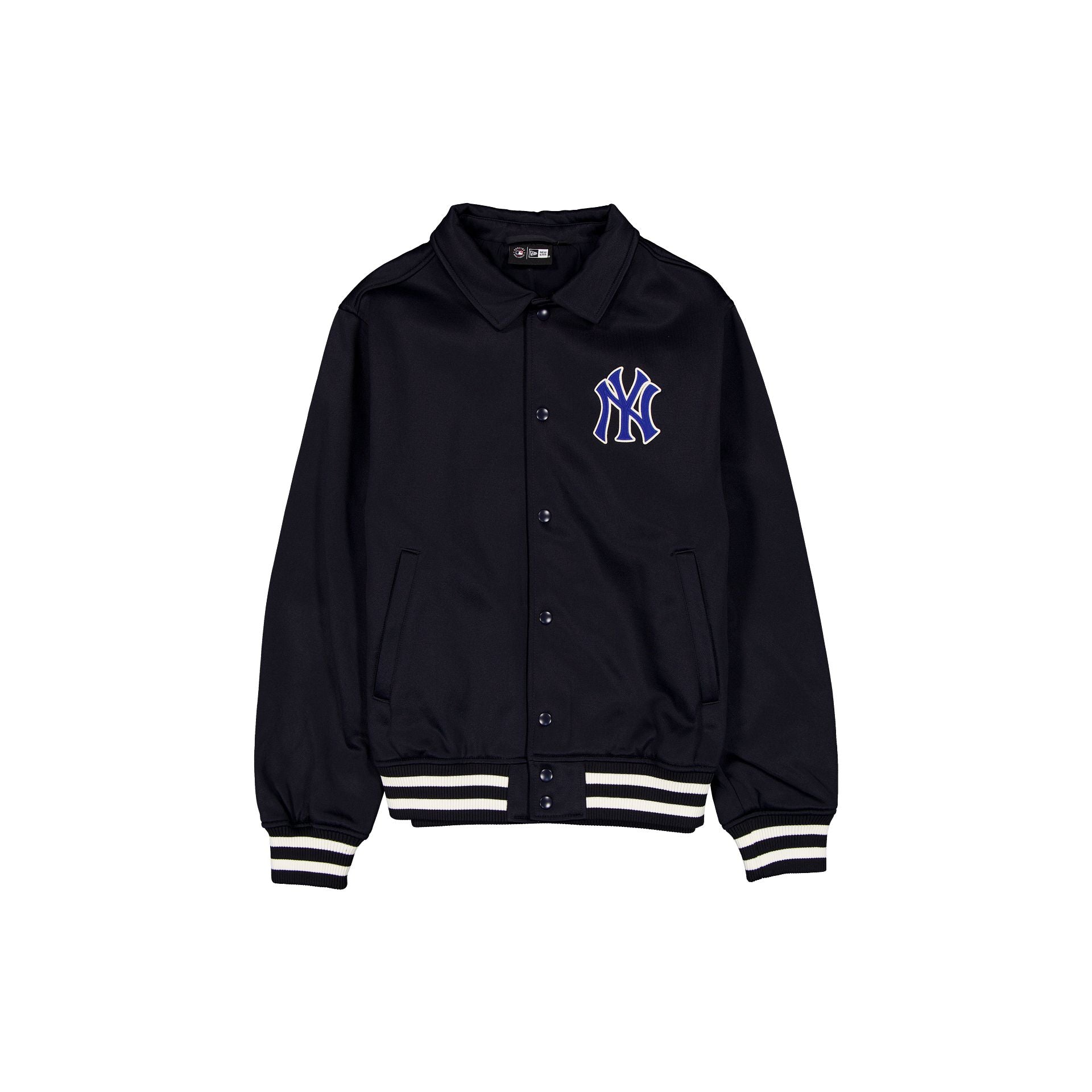 New York Yankees Navy Collared Varsity Jacket – New Era Cap