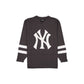 New York Yankees Bold Logo Steel Clouds Oversized Long-Sleeve T-Shirt