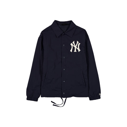 New York Yankees Chainstitch Navy Coaches Jacket
