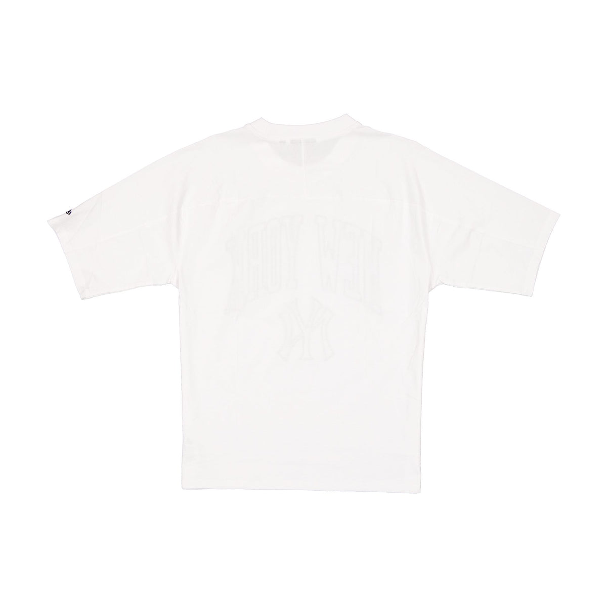 New York Yankees Bold Wordmark White Oversized T-Shirt