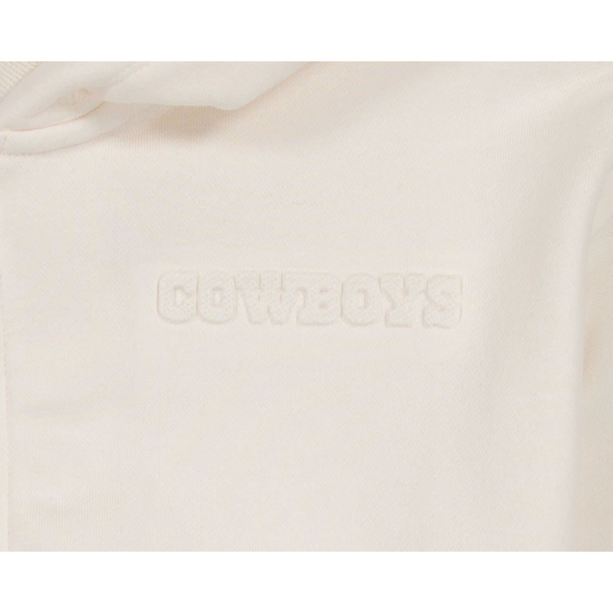 Dallas Cowboys Sport Classics Embossed Women's Cropped Zip-Up Hoodie