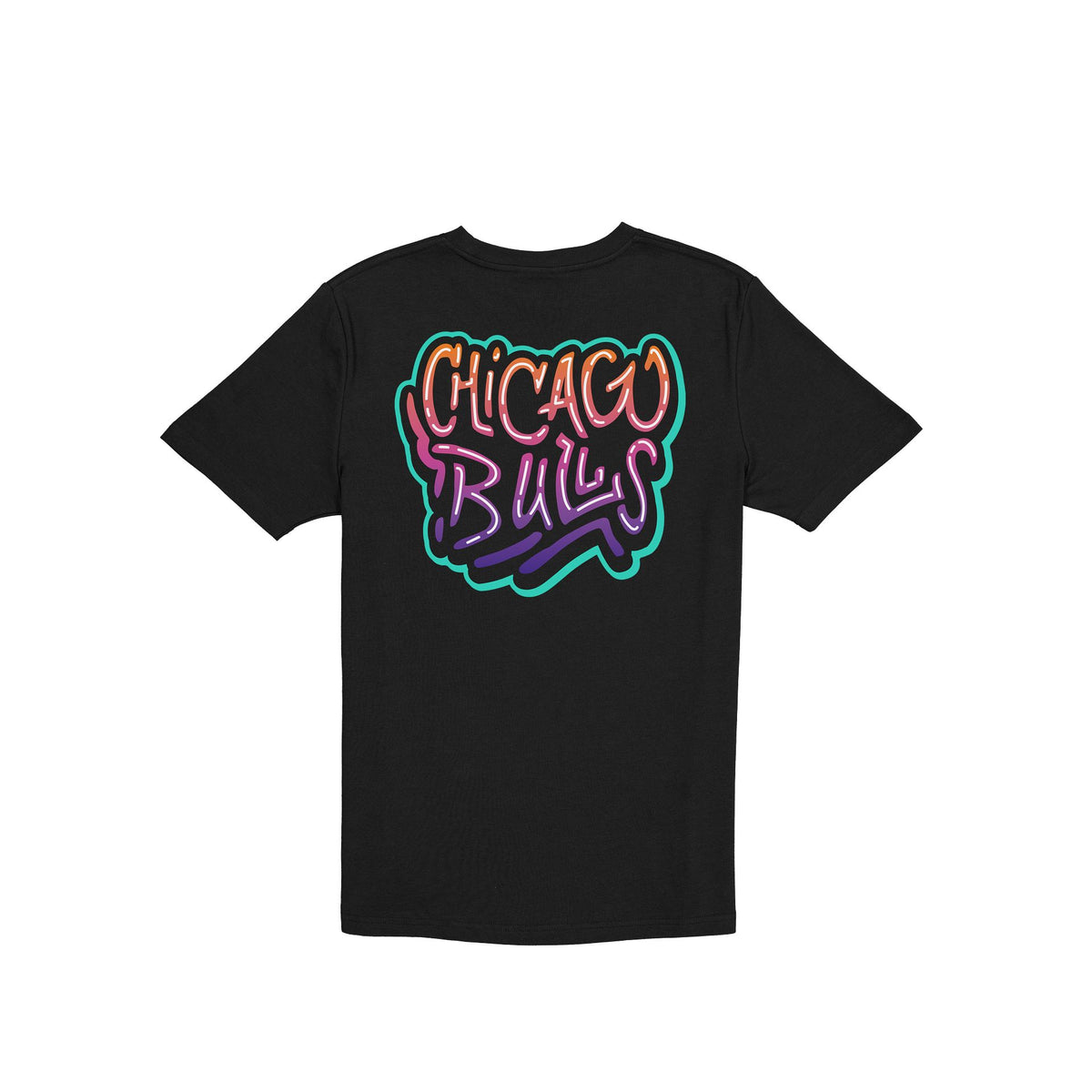 Chicago Bulls Graffiti Black T-Shirt