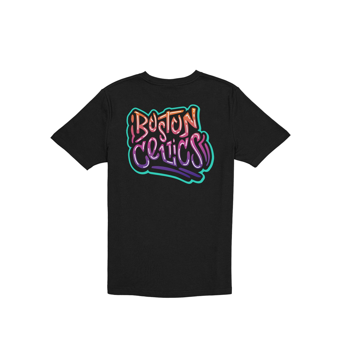 Boston Celtics Graffiti Black T-Shirt