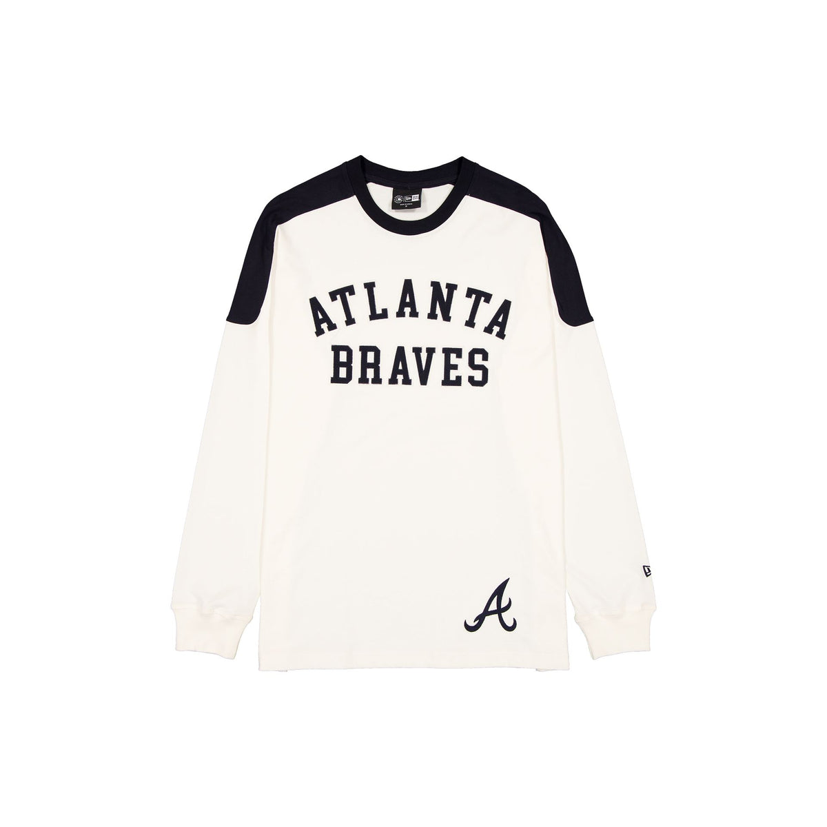 Atlanta Braves Sport Classics Stone Oversized Long Sleeve T-Shirt
