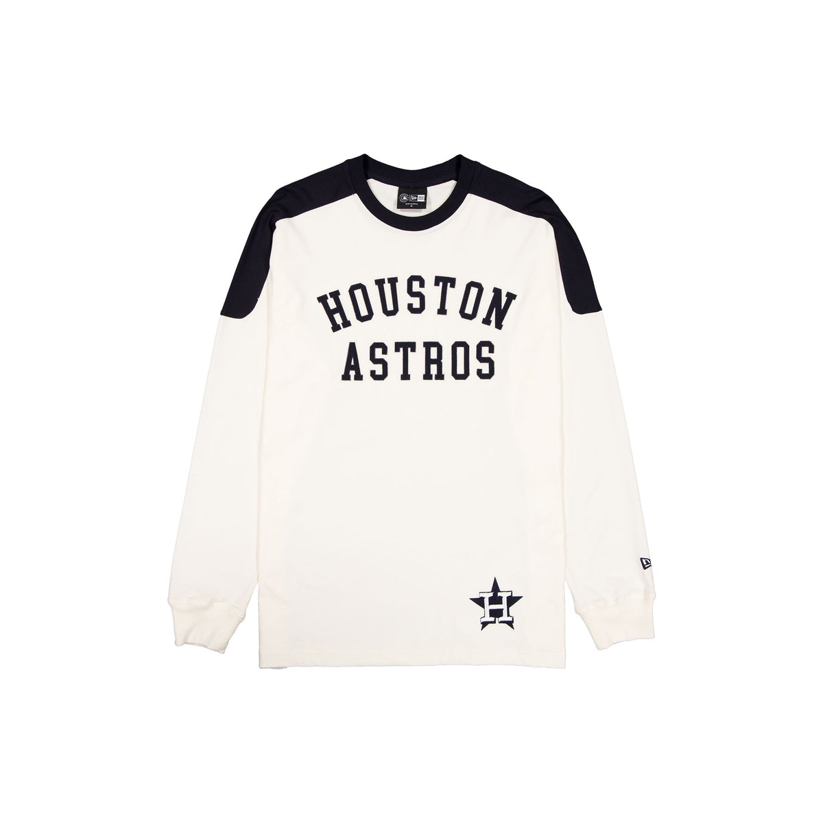 Houston Astros Sport Classics Stone Oversized Long Sleeve T-Shirt