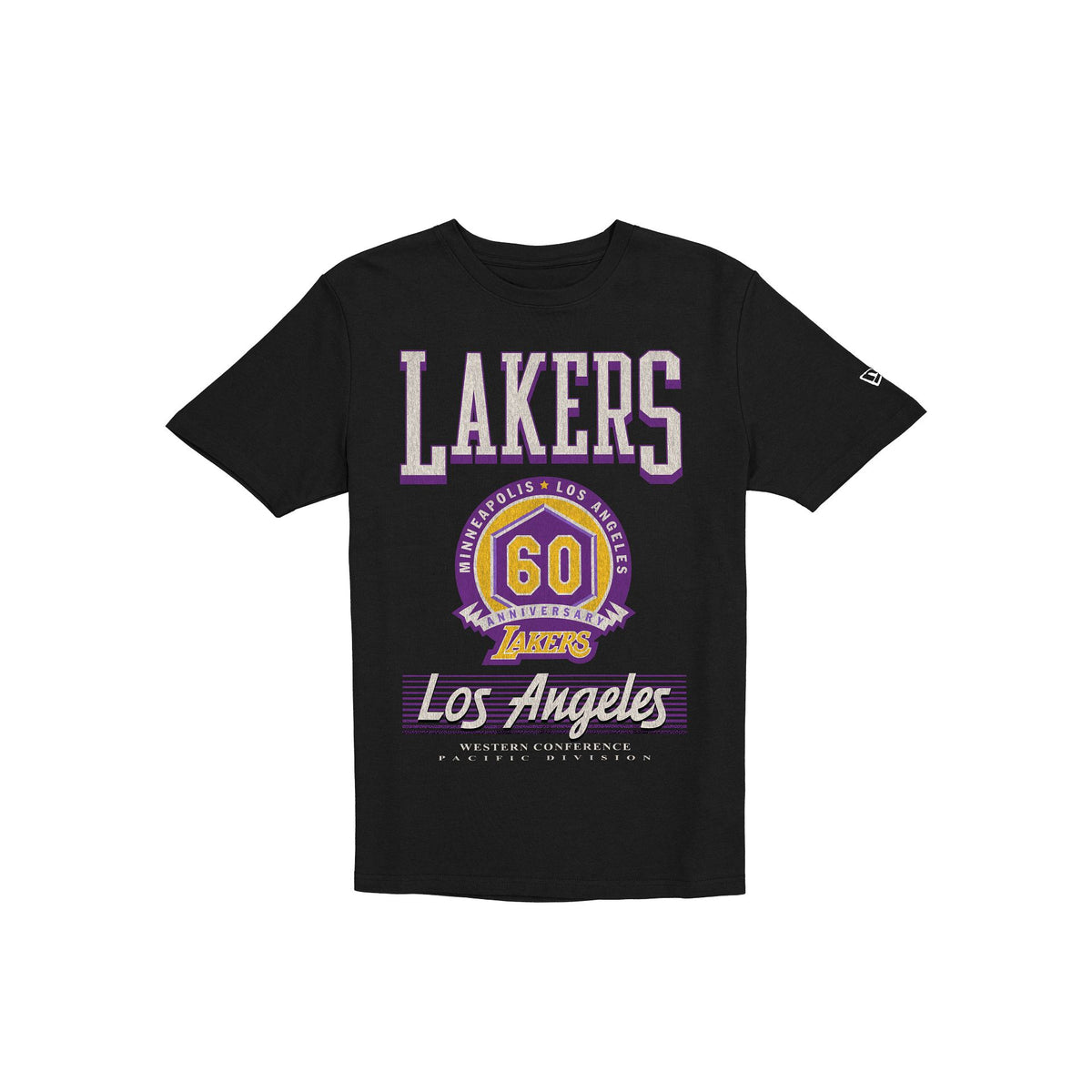 Los Angeles Lakers Sport Classics Black Oversized T-Shirt