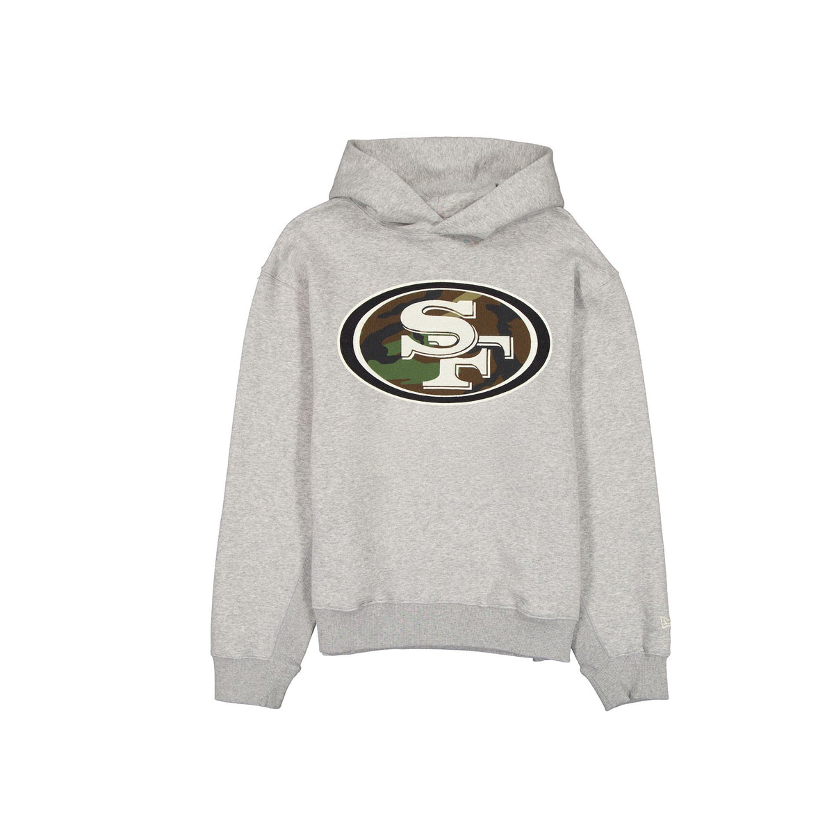 San Francisco 49ers Camo Gray Boxy Hoodie