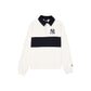 New York Yankees Neutrals Stone Rugby Long-Sleeve T-Shirt