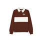 San Francisco 49ers Neutrals Chestnut Rugby Long-Sleeve T-Shirt