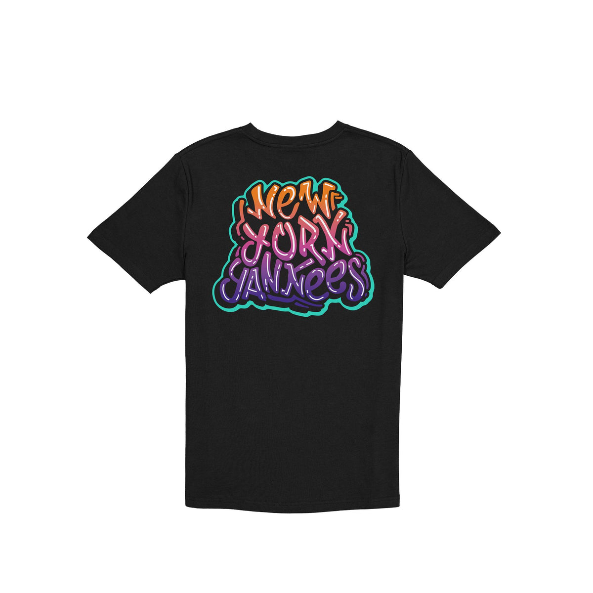 New York Yankees Graffiti Black T-Shirt
