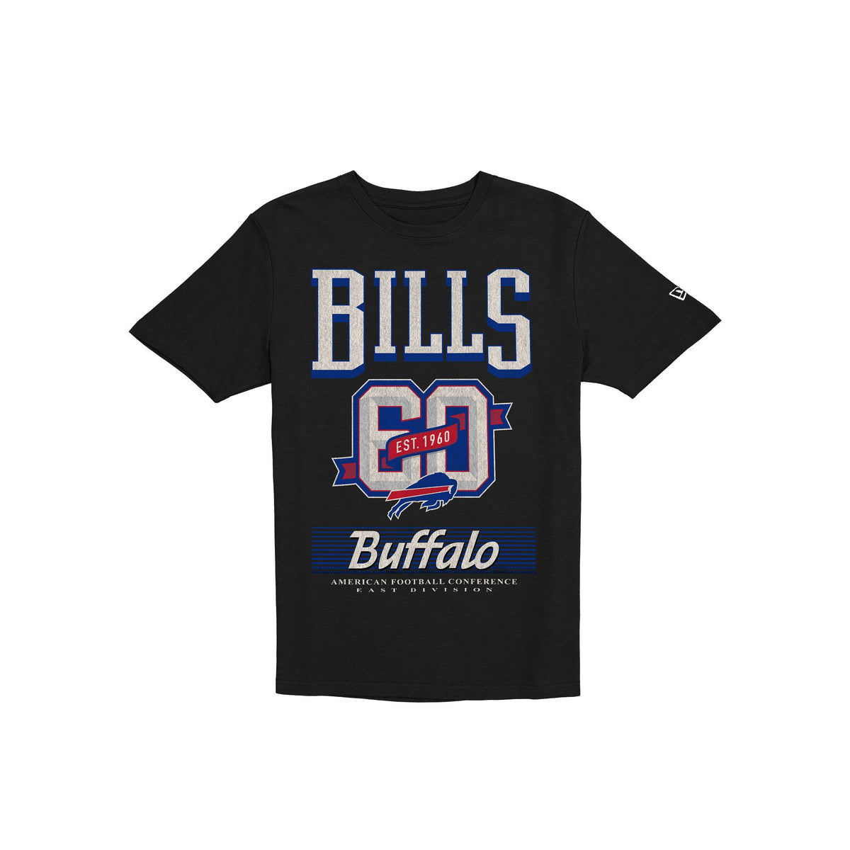 Buffalo Bills Sport Classics Black Oversized T-Shirt