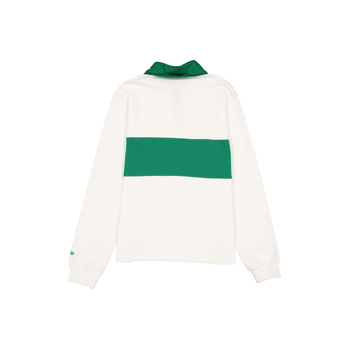 Boston Celtics Neutrals Stone Rugby Long-Sleeve T-Shirt