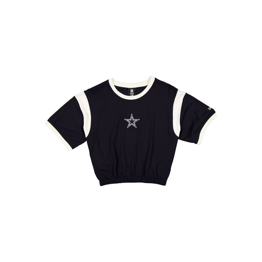 Dallas Cowboys Sport Classics Bubble Hem Women's Cropped T-Shirt