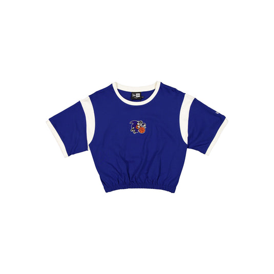New York Knicks Sport Classics Bubble Hem Women's Cropped T-Shirt