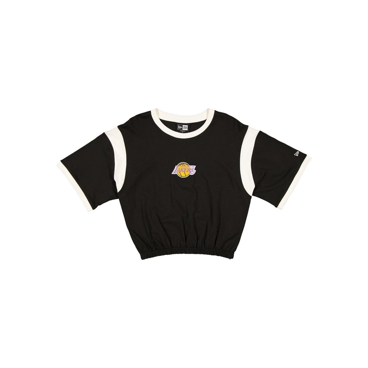 Los Angeles Lakers Sport Classics Bubble Hem Women's Cropped T-Shirt