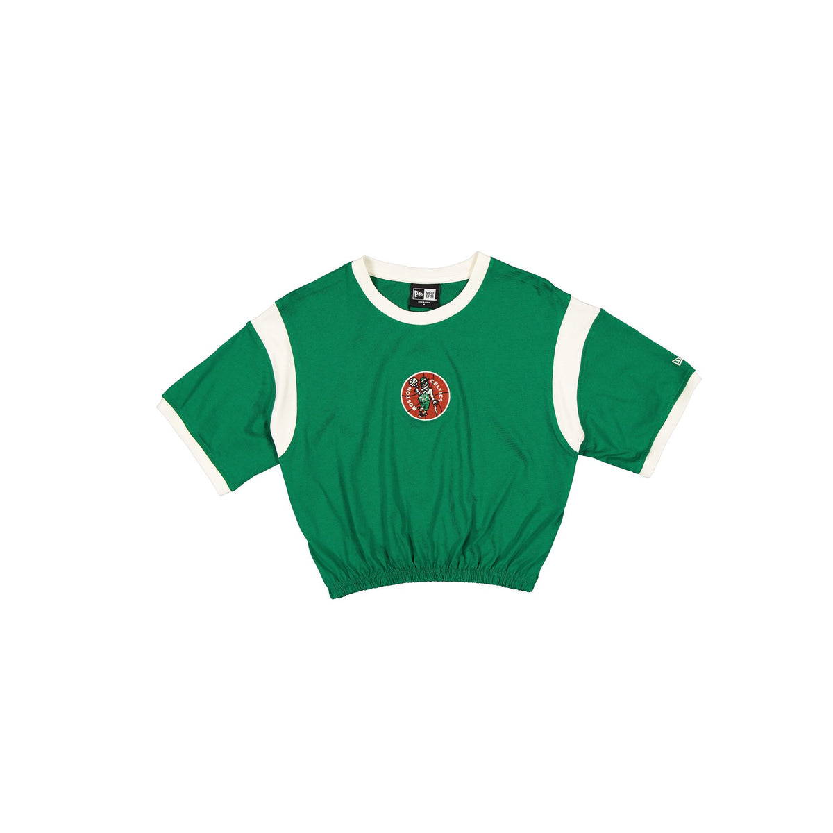 Boston Celtics Sport Classics Bubble Hem Women's Cropped T-Shirt