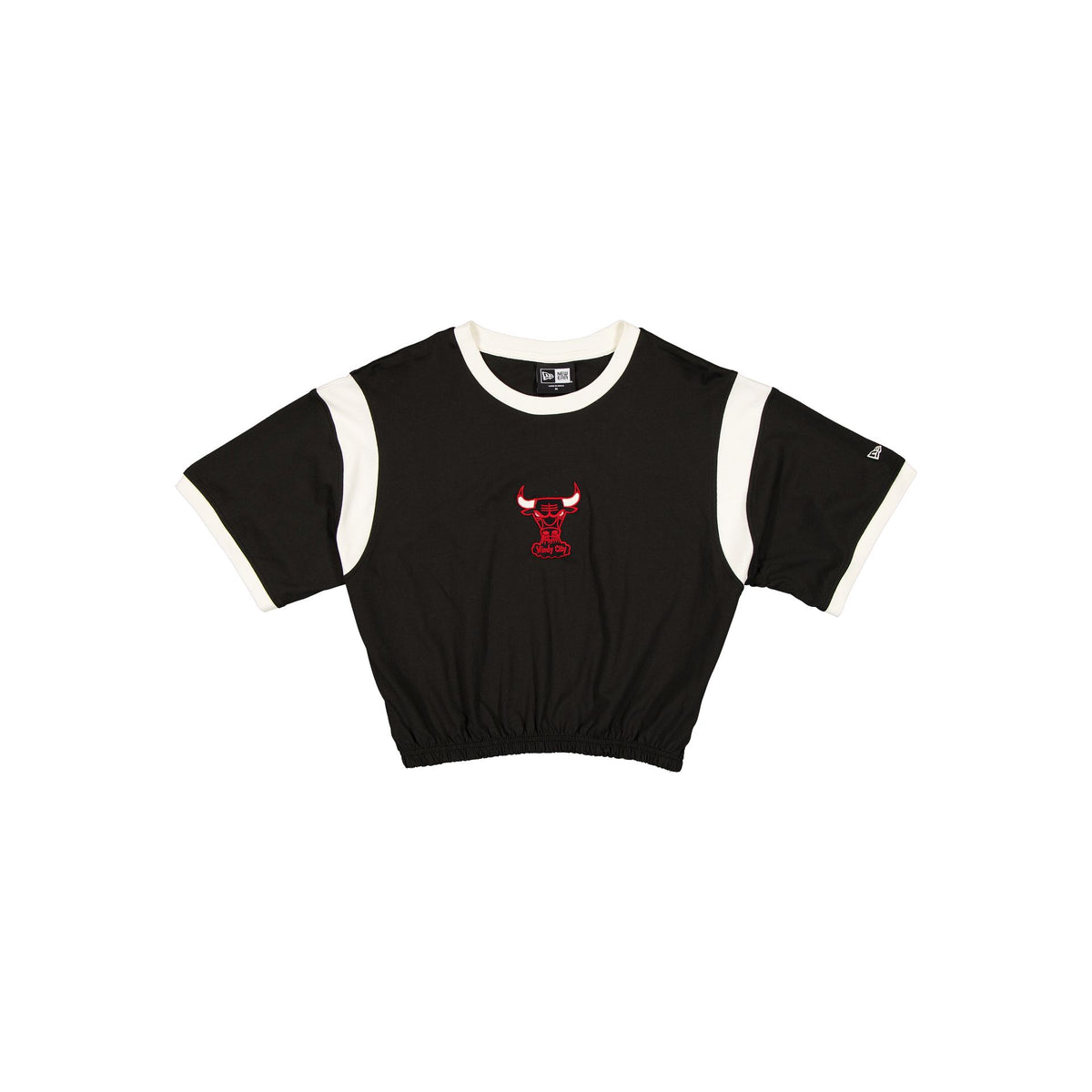 Chicago Bulls Sport Classics Bubble Hem Women's Cropped T-Shirt