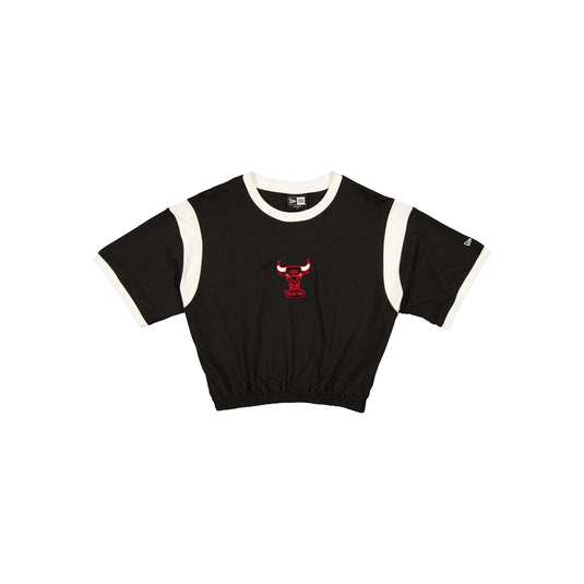Chicago Bulls Sport Classics Bubble Hem Women's Cropped T-Shirt