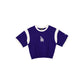 Los Angeles Dodgers Sport Classics Bubble Hem Women's Cropped T-Shirt