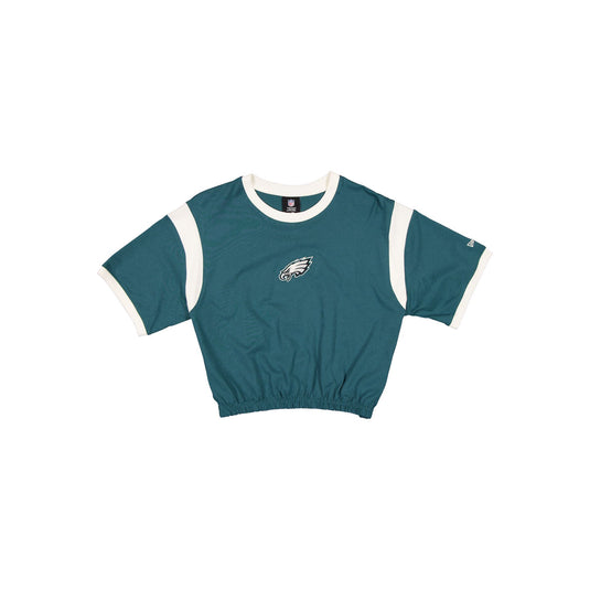 Philadelphia Eagles Sport Classics Bubble Hem Women's Cropped T-Shirt