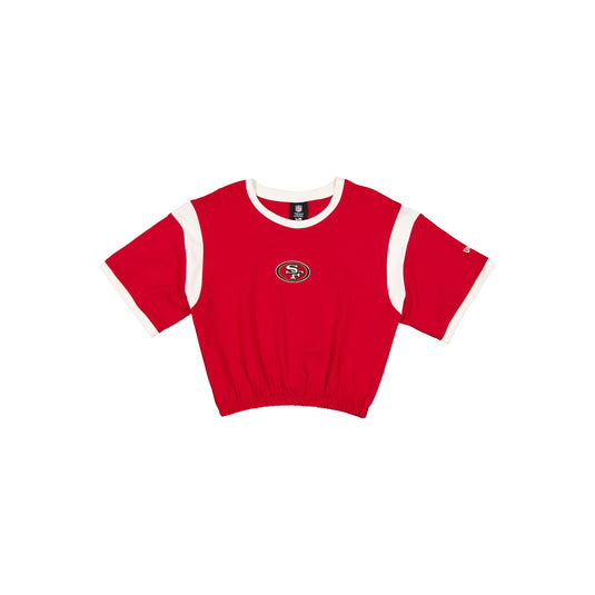 San Francisco 49ers Sport Classics Bubble Hem Women's Cropped T-Shirt