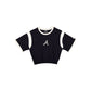 Atlanta Braves Sport Classics Bubble Hem Women's Cropped T-Shirt