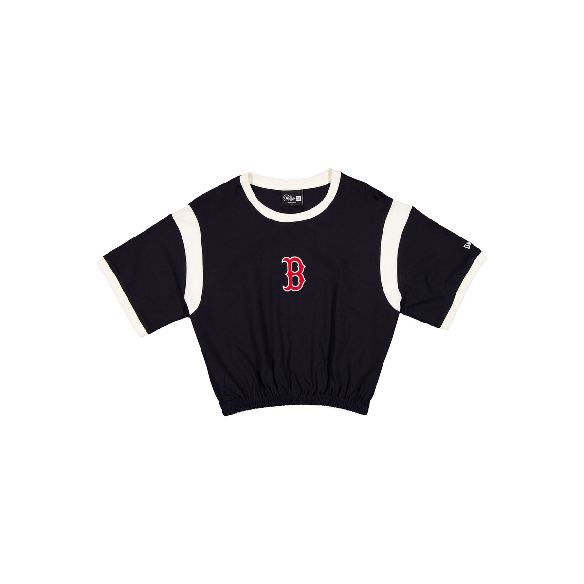 Boston Red Sox Sport Classics Bubble Hem Women's Cropped T-Shirt