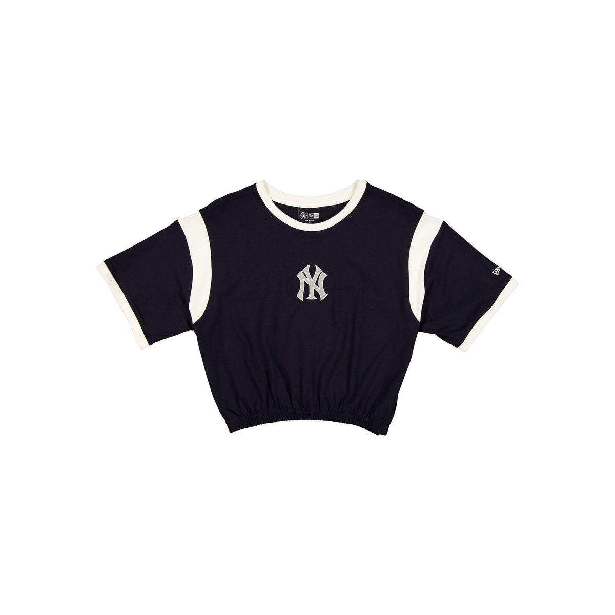 New York Yankees Sport Classics Bubble Hem Women's Cropped T-Shirt