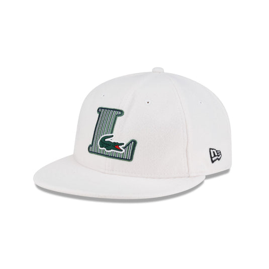 New Era Cap x Lacoste Patch White Retro Crown 9FIFTY Snapback Hat - New Era Cap