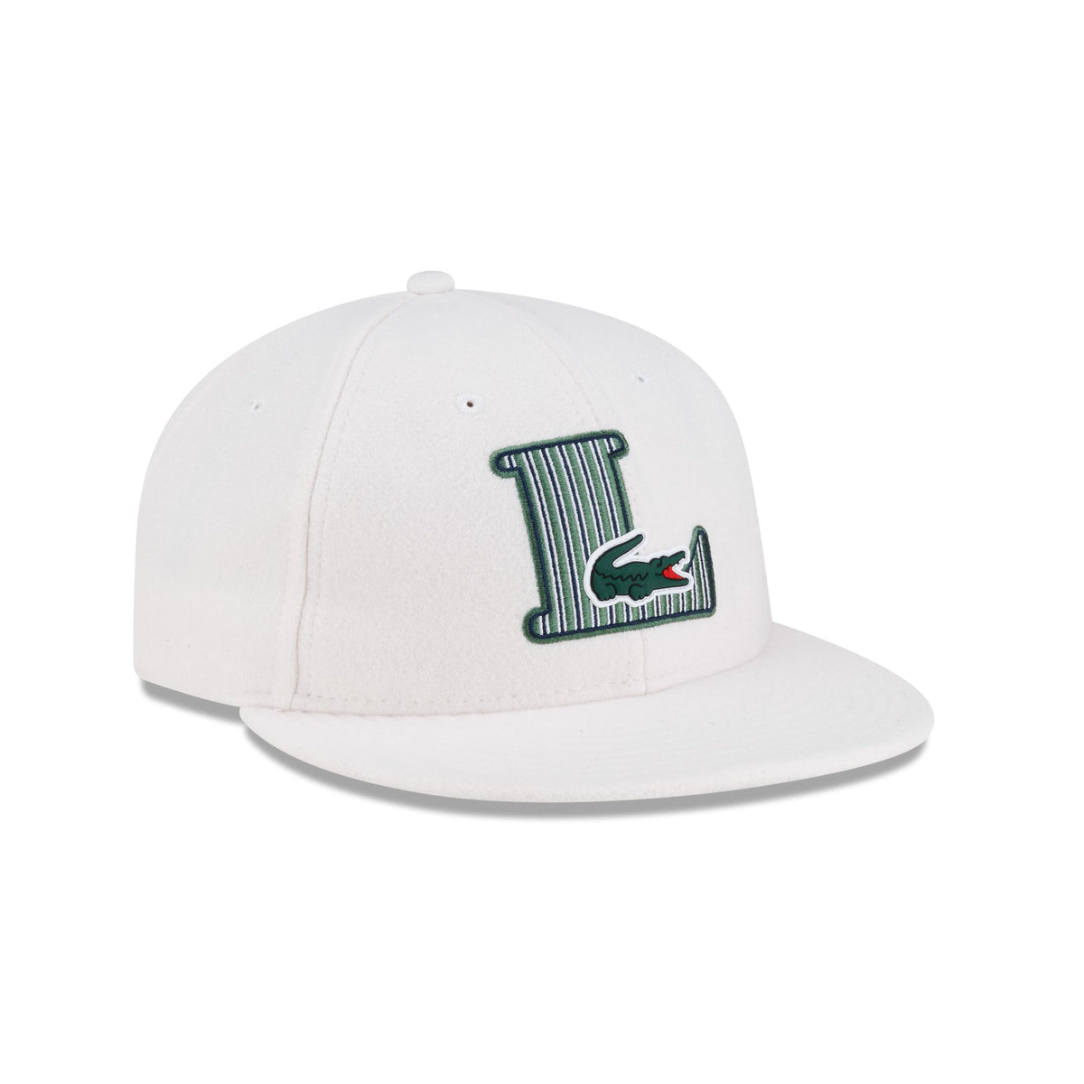 New Era Cap x Lacoste Patch White Retro Crown 9FIFTY Snapback Hat