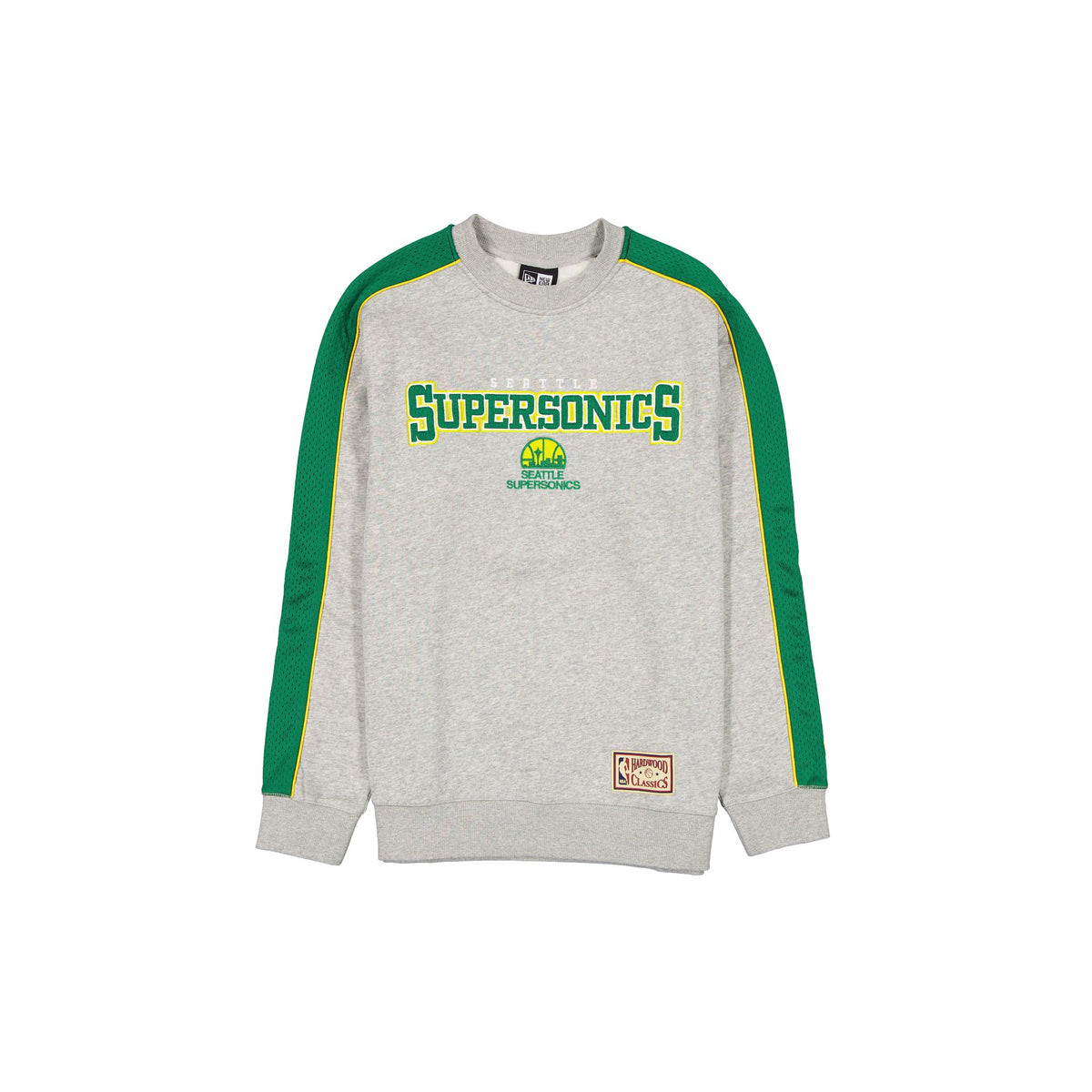 Seattle SuperSonics Hardwood Classics Heather Gray Crewneck