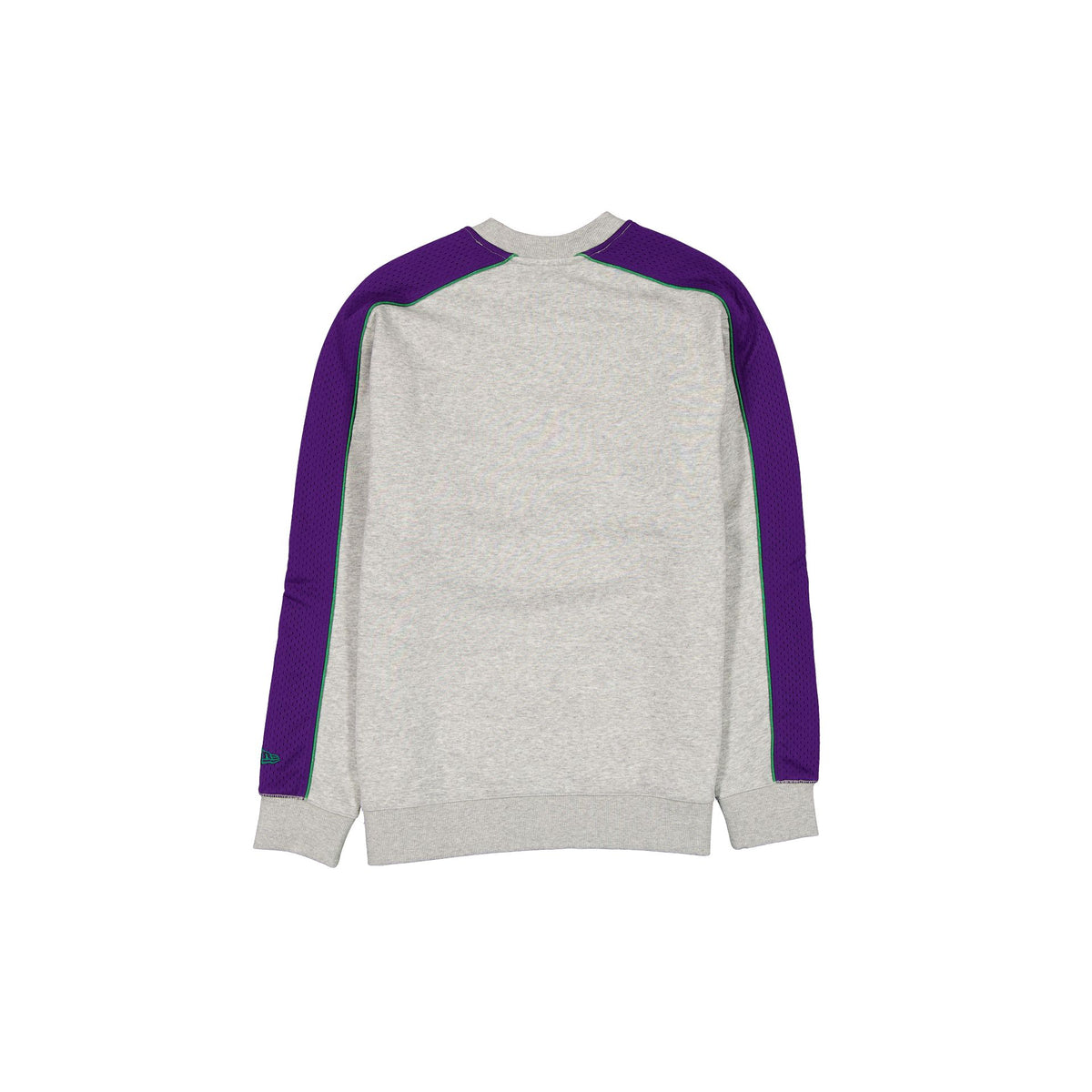 Utah Jazz Hardwood Classics Heather Gray Crewneck