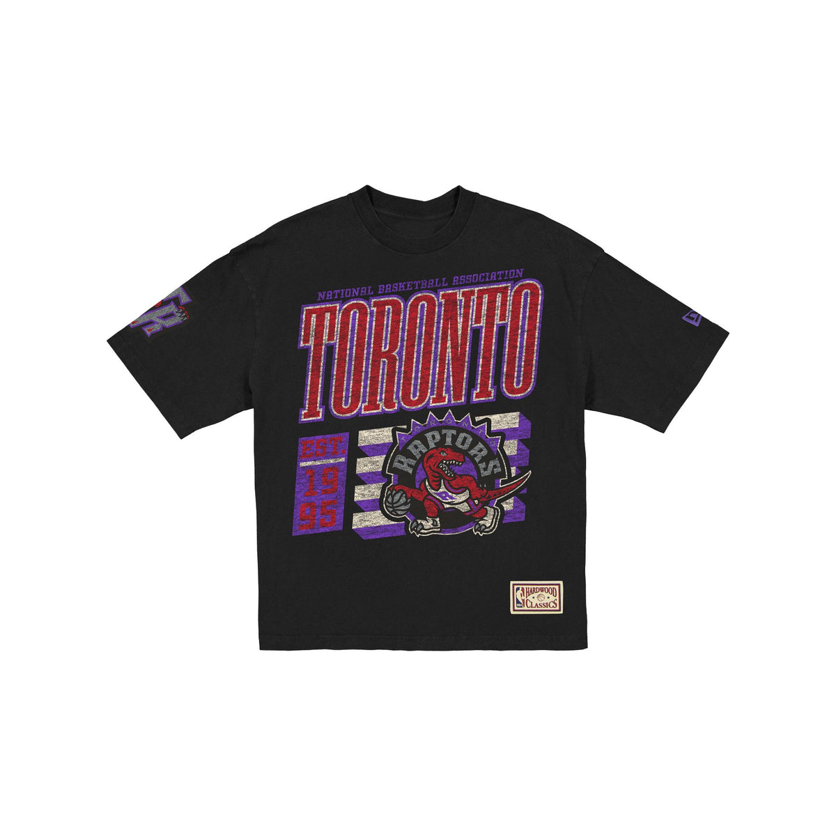 Toronto Raptors Hardwood Classics Black T-Shirt