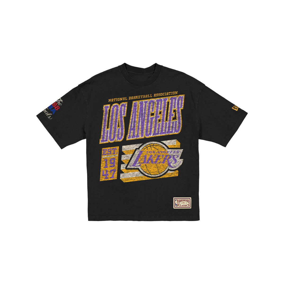 Los Angeles Lakers Hardwood Classics Black T-Shirt