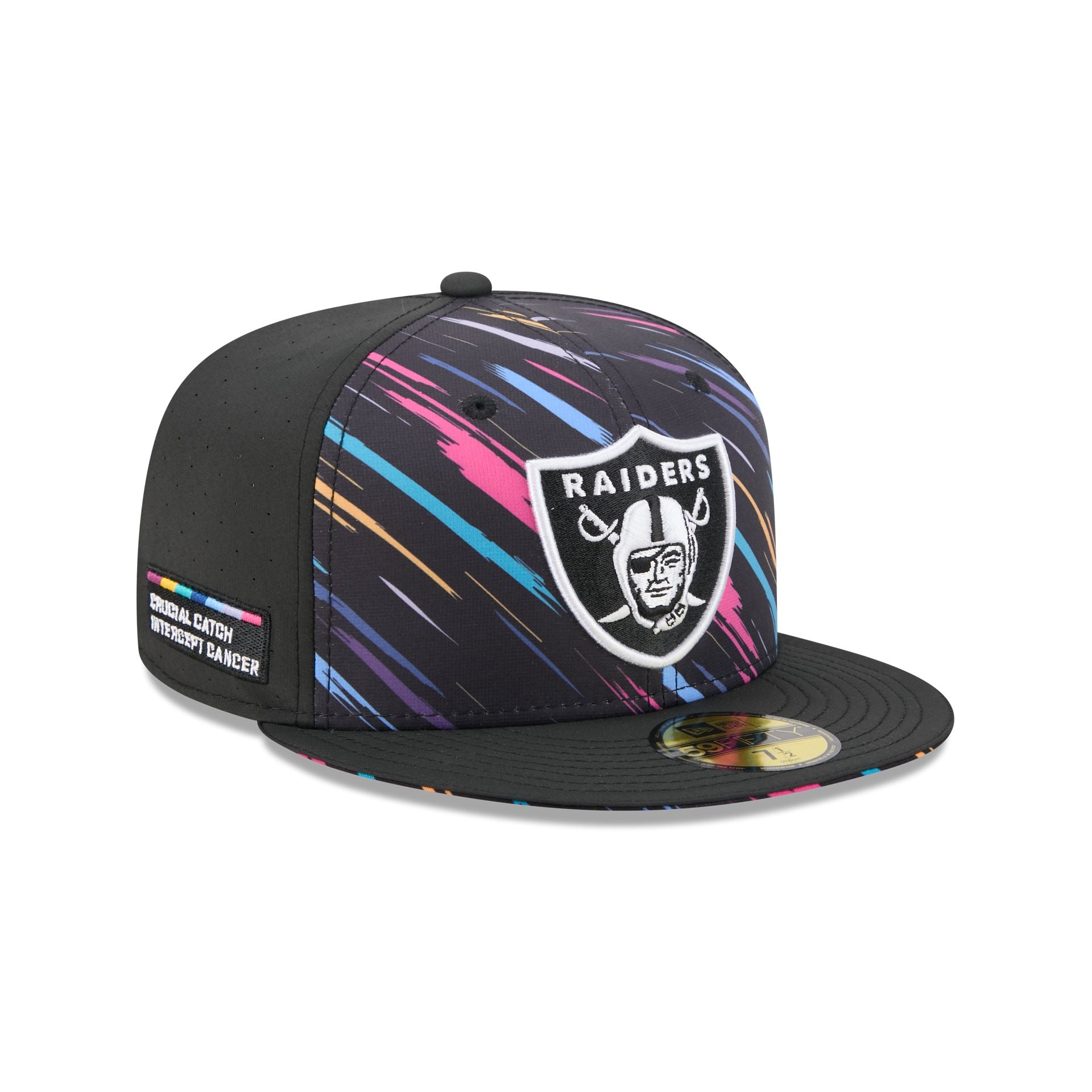 Las Vegas Raiders 2026 Crucial Catch 59FIFTY Fitted Hat