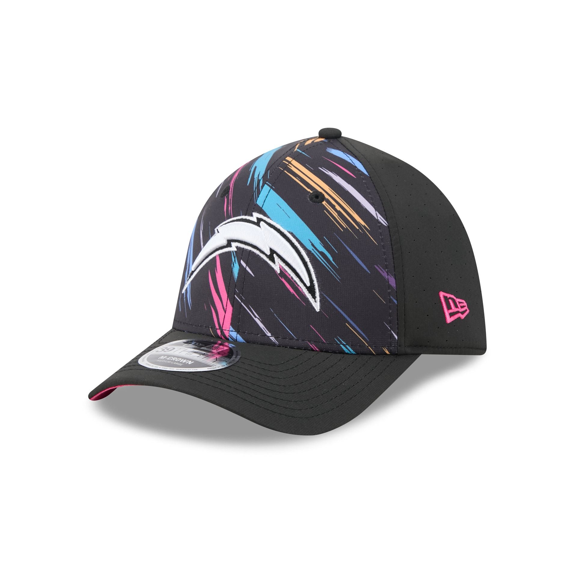 Los Angeles Chargers 2026 Crucial Catch 39THIRTY M-Crown Stretch Fit Hat