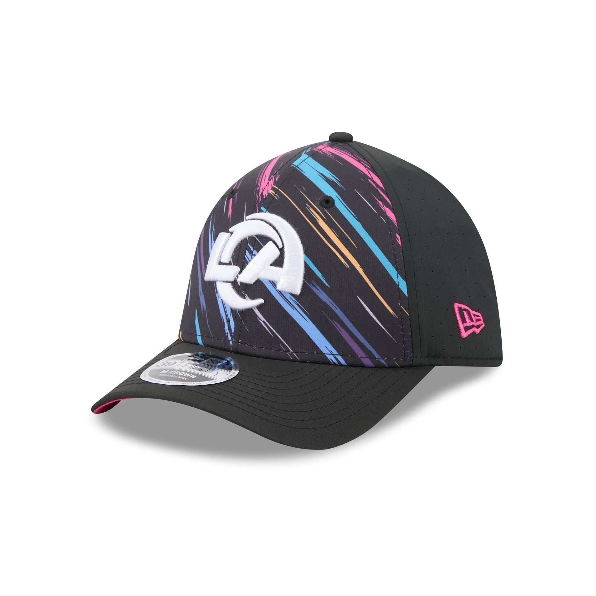 Los Angeles Rams 2026 Crucial Catch 39THIRTY M-Crown Stretch Fit Hat