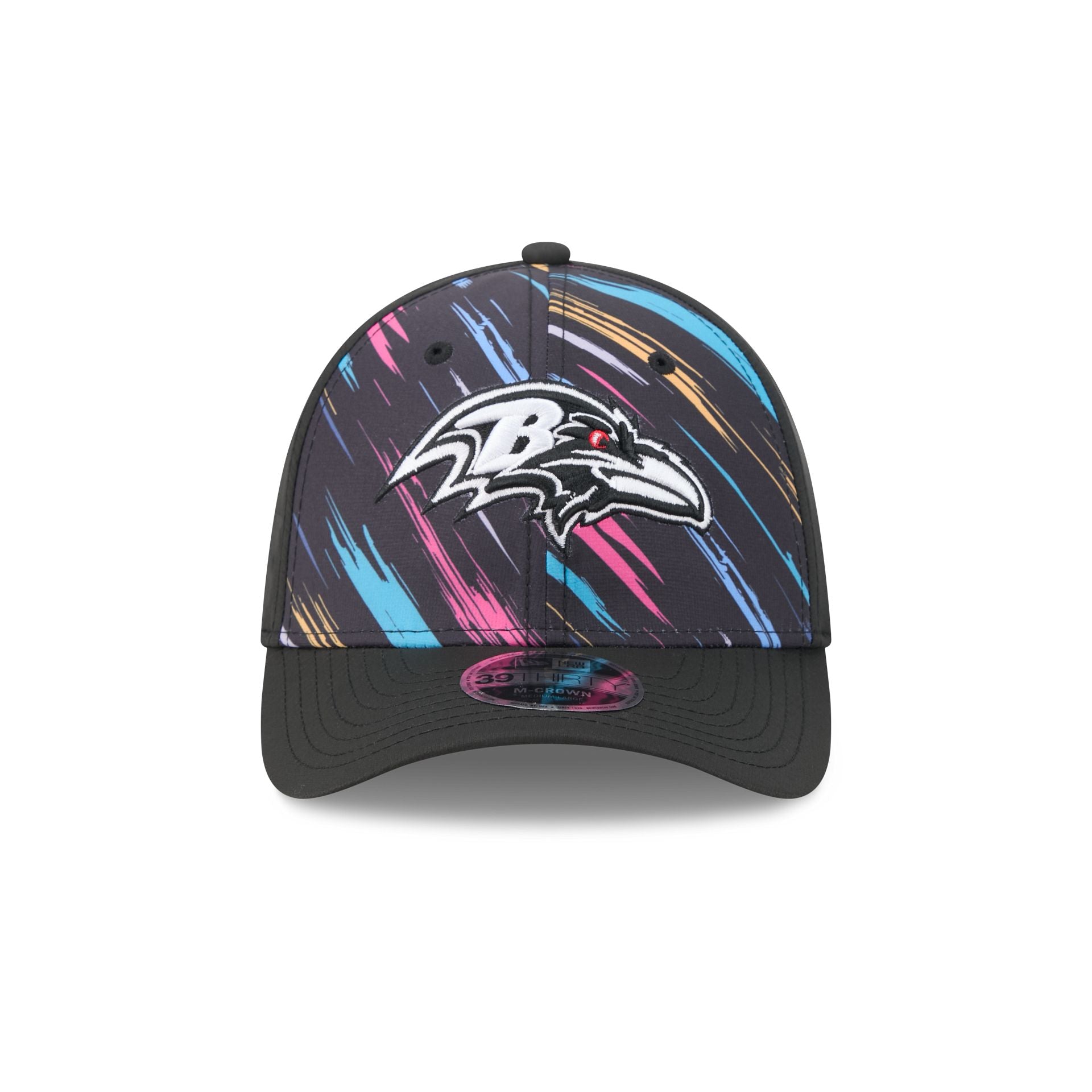 Baltimore Ravens 2026 Crucial Catch 39THIRTY M-Crown Stretch Fit Hat