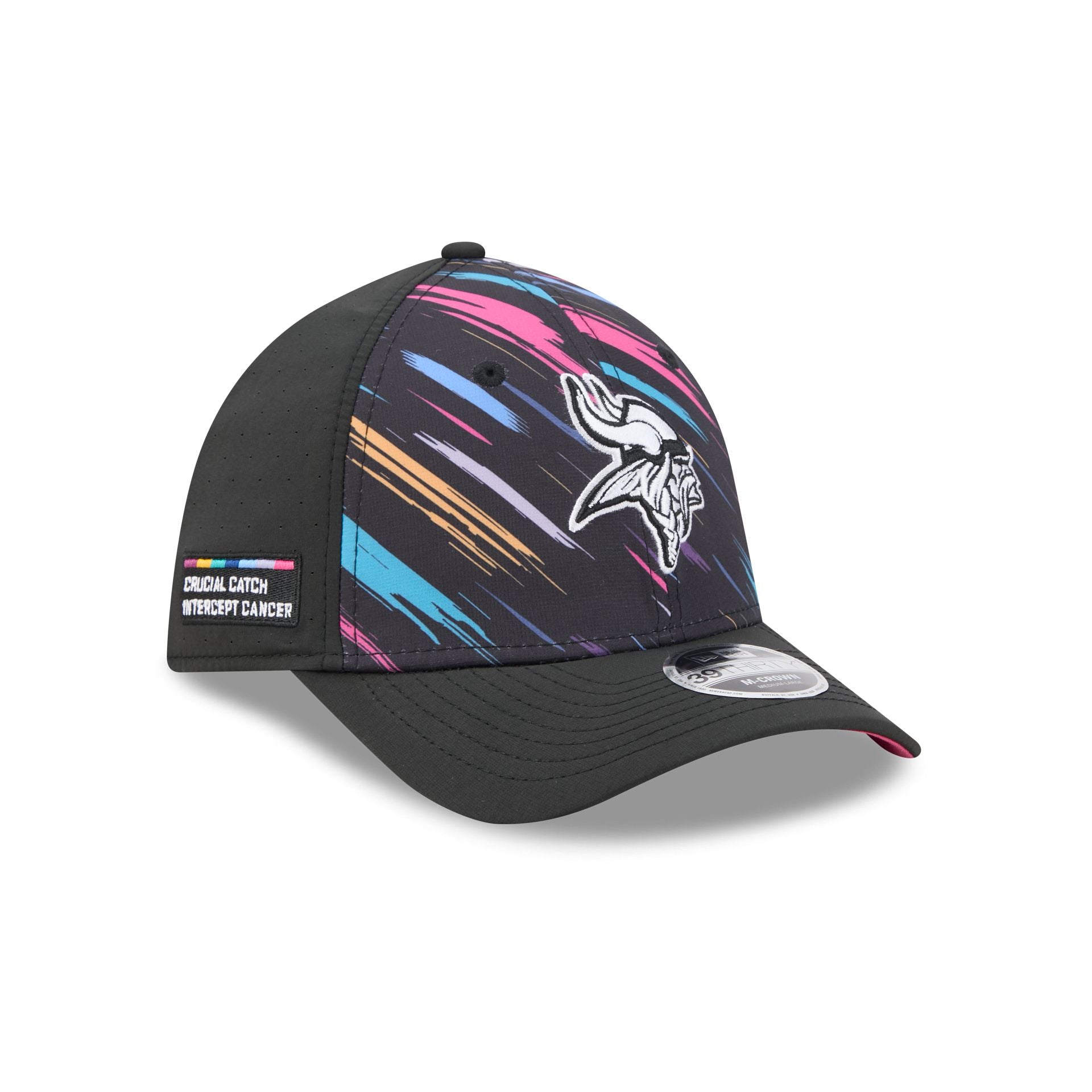 Minnesota Vikings 2026 Crucial Catch 39THIRTY M-Crown Stretch Fit Hat