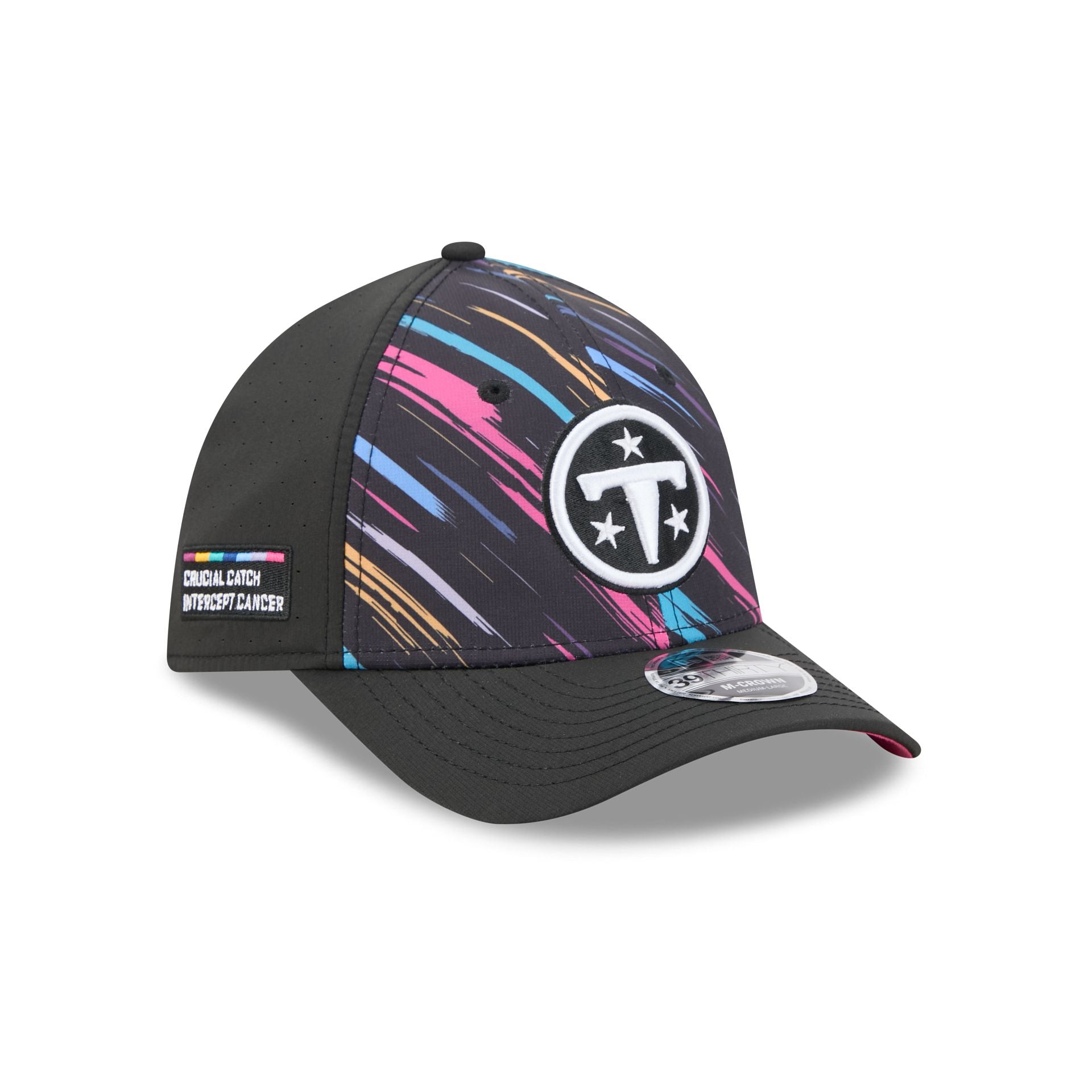 Tennessee Titans 2026 Crucial Catch 39THIRTY M-Crown Stretch Fit Hat