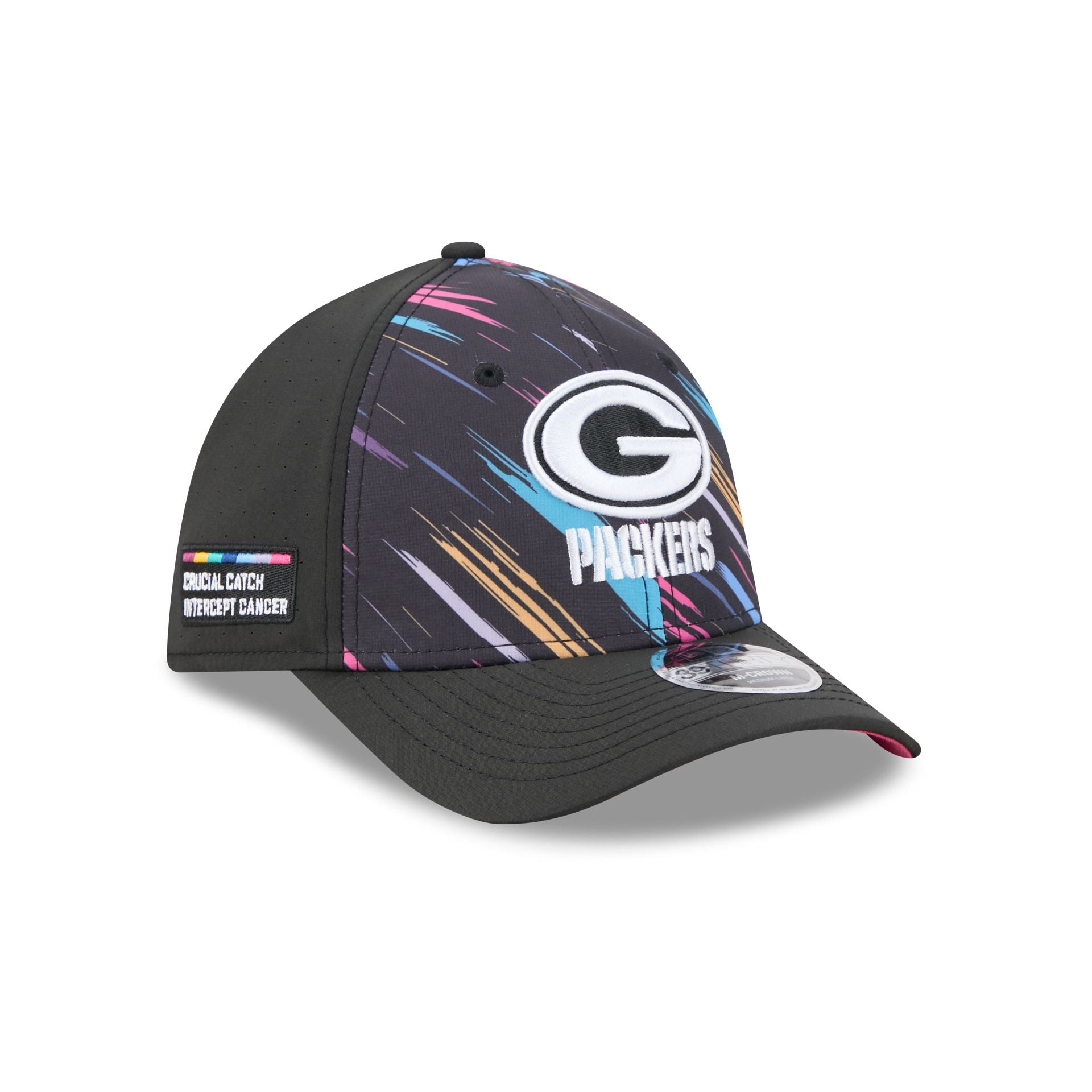 Green Bay Packers 2026 Crucial Catch 39THIRTY M-Crown Stretch Fit Hat