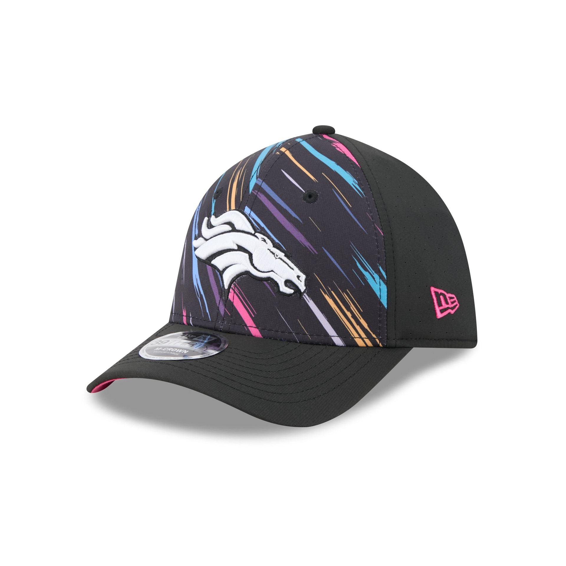 Denver Broncos 2026 Crucial Catch 39THIRTY M-Crown Stretch Fit Hat