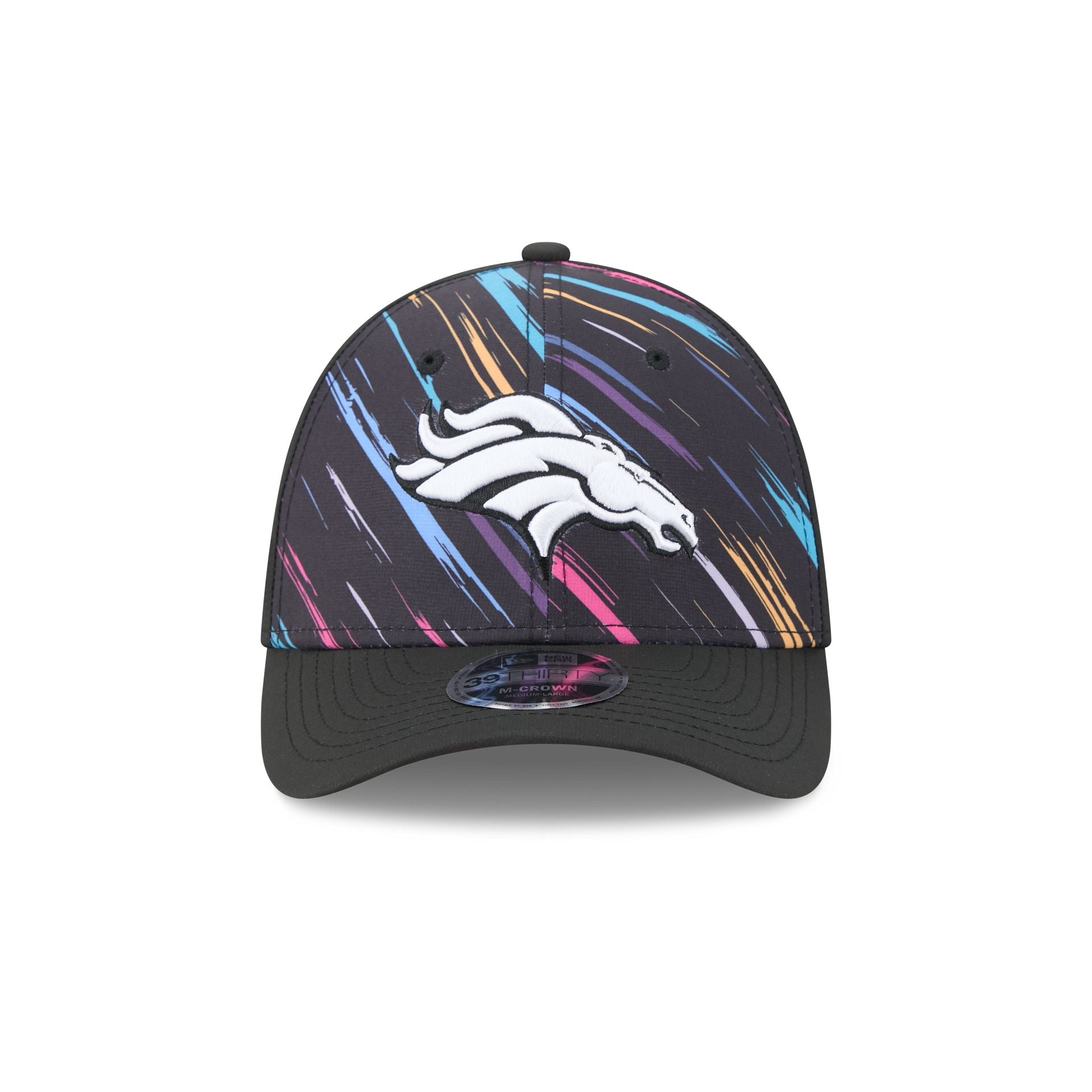 Denver Broncos 2026 Crucial Catch 39THIRTY M-Crown Stretch Fit Hat